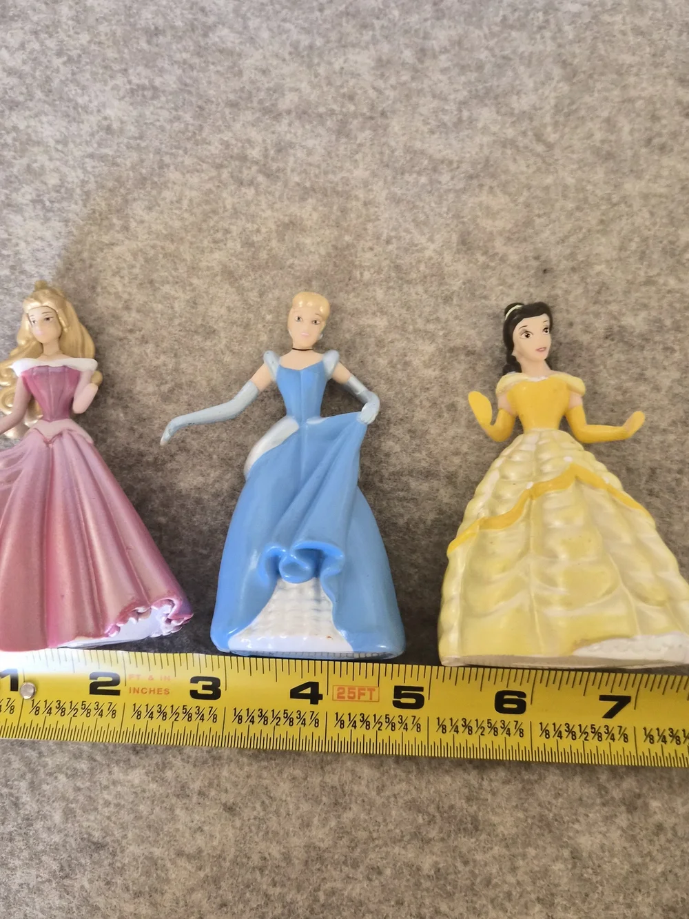 Disney Princess Mini Figurine Cake Toppers VINTAGE